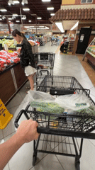 Routine grocery shopping documented in Niles store Monday evening