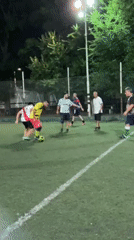 Late-night recreational sports activities documented in Wilde, Argentina