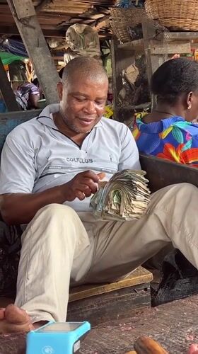 Morning market activity documented in Nkpor, Nigeria