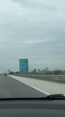 Highway travel and car selfie captured in Bulgaria