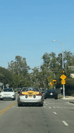 Star Wars-themed sedan spotted turning in LA neighborhood