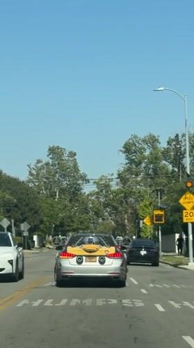 Star Wars-themed sedan spotted turning in LA neighborhood
