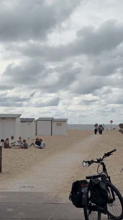 A summer day along the Knokke-Heist seafront, beach to sunset