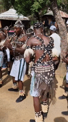 Traditional African ceremony features music, dance, ceremonial attire