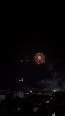 Evening fireworks, wine, and yoga captured across city