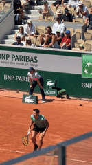 Tennis matches and branded macarons observed at Roland Garros
