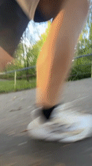 Early morning runner spotted in Chaikovsky, Russia