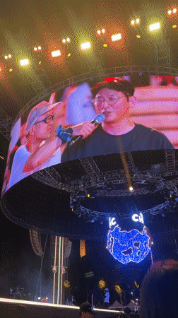 Live outdoor stage event in Daegu, caught from multiple angles