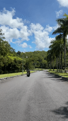 Scenic roadway documented in Pecatu, Indonesia during early morning