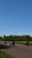 Harness racing event held in Слобода, Russia