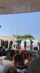 Outdoor performance event draws crowd in Barakin Sabawa, Nigeria