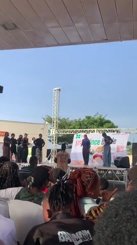 Outdoor performance event draws crowd in Barakin Sabawa, Nigeria