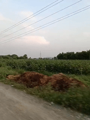 Rural roads and utility lines in Daramali, India