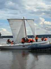 Recreational boating activity observed at Votkinsk Reservoir marina