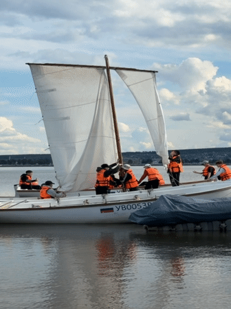 Recreational boating activity observed at Votkinsk Reservoir marina