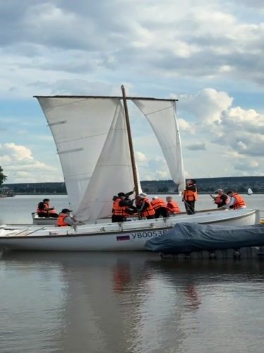 Recreational boating activity observed at Votkinsk Reservoir marina