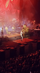 Live concert night at Caesarea Amphitheater, Israel