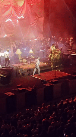 Live concert night at Caesarea Amphitheater, Israel
