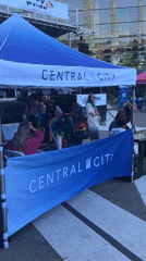 Surrey Pride festival fills City Hall Plaza with tents and activities