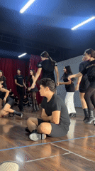 Dance studio rehearsal session in San Bernardino Tlaxcalancingo