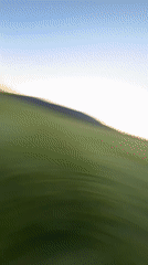 Golfer films selfie video at Sylling course during evening