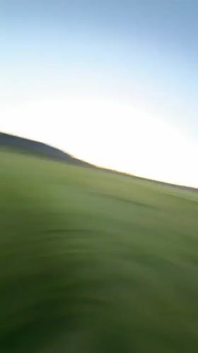 Golfer films selfie video at Sylling course during evening