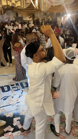 Live band performs at traditional celebration in Nigeria