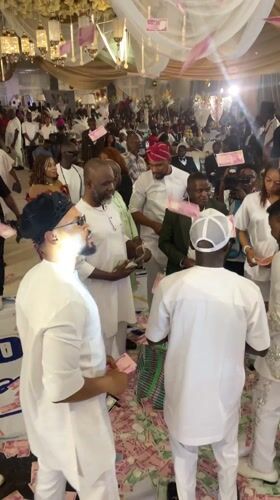 Live band performs at traditional celebration in Nigeria