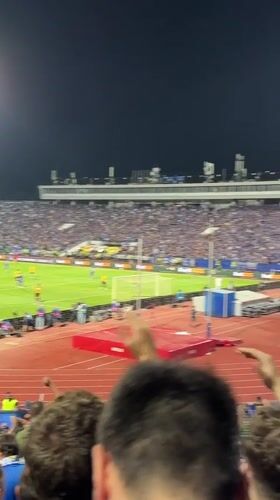 Night match at Vasil Levski Stadium draws a packed crowd