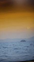 Beach walker spotted amid colorful skies in Sofia