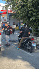 Evening street scenes captured across Davao City commercial areas