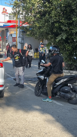 Evening street scenes captured across Davao City commercial areas