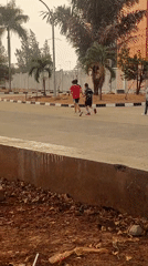 Morning activity at a Cibinong public park