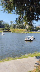 Clear skies and calm waters observed at Da Lat lake