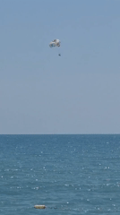 Water sports activity documented off Turkish coast near Serik