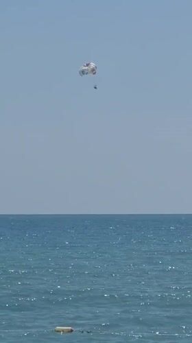 Water sports activity documented off Turkish coast near Serik