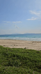 Beach scene documented in Bac Cam Ranh Ward, Vietnam