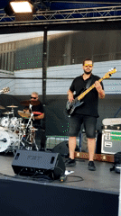 Outdoor festival in Prešov mixes live music with heavy equipment showcase