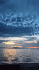 Dramatic twilight sky captured over Ko Samui waters