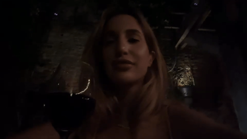 Evening out in Tbilisi, wine and mirror selfies