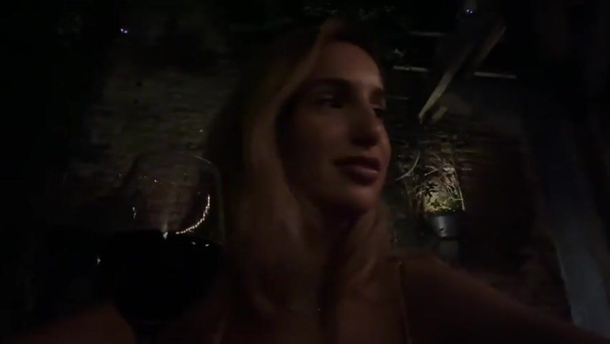 Evening out in Tbilisi, wine and mirror selfies