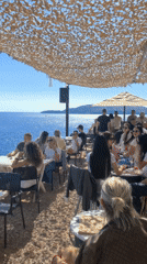 Seaside restaurant hosts live music in Kamenovo, Montenegro