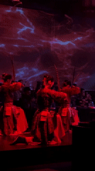 Traditional Chinese dance performance held at Chongqing Grand Theatre