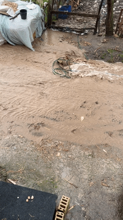 Flooding hits rural streets in Shumen, Bulgaria