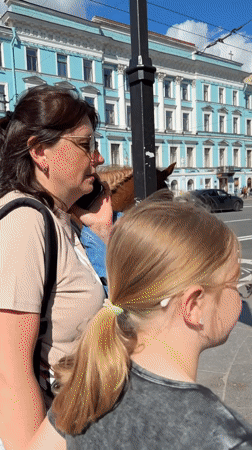 Sunny afternoon exploring Saint Petersburg's canals and landmarks