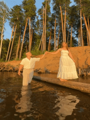Sunset session by the water in Chaikovsky, Russia