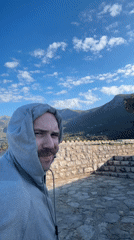 Dogs, stone paths, and a slow morning at Sveti Stefan