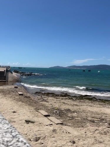 Early morning coastal scenes documented in Nha Trang Vietnam