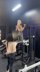 Morning workout routines captured at Choeng Mon gym