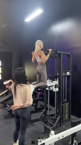 Morning workout routines captured at Choeng Mon gym